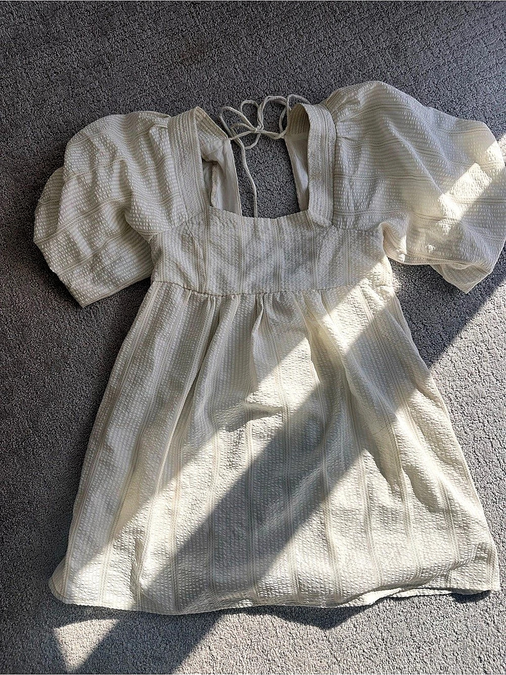 Free People Mini Dress in Cream Size XS